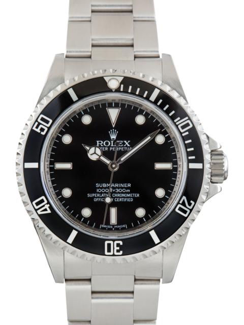 ROLEX Pre-Owned Rolex Submariner Ref 14060M Black Dial