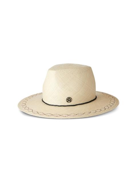 MAISON MICHEL Kyra straw fedora
