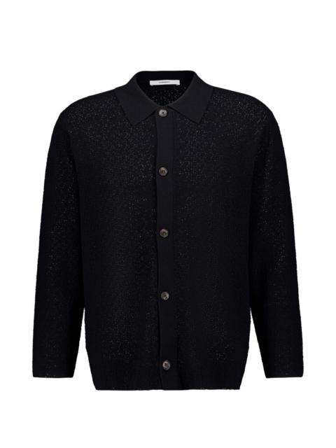 COMMAS collared button-front cardigan
