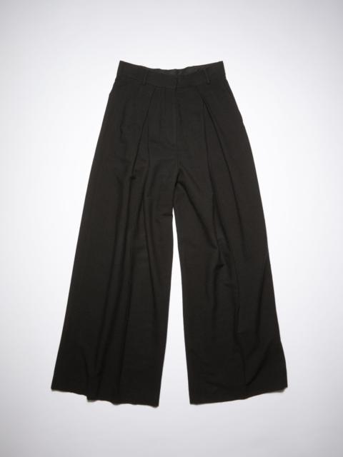 Acne Studios Wide-legged trousers - Black