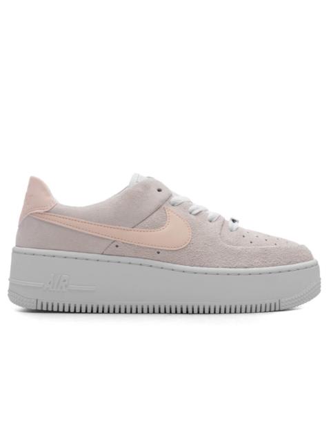 Nike WOMEN'S AIR FORCE 1 SAGE LOW - WHITE/GUAVA ICE/SAIL