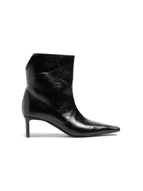 Ona Leather Ankle Boots black