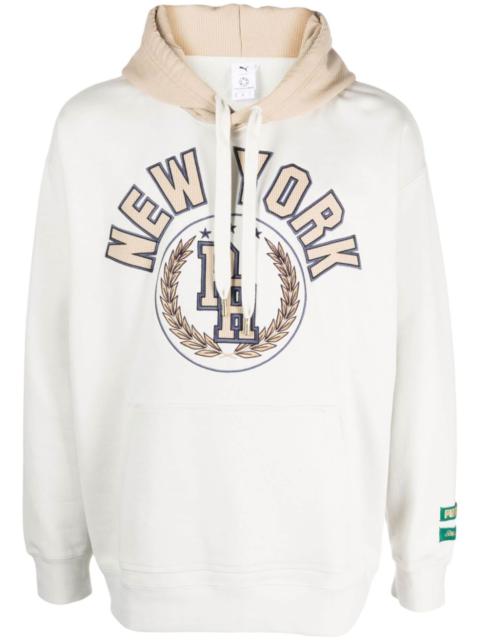 PUMA x Rhuigi appliqué-detail cotton hoodie