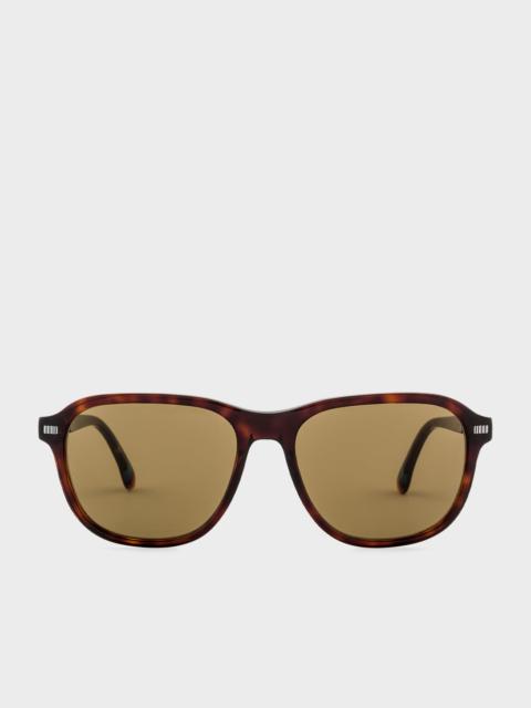 Paul Smith Dark Turtle 'Duke' Sunglasses