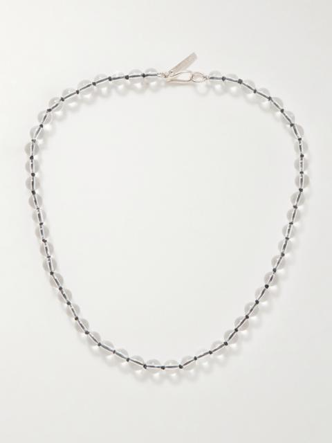 Sophie Buhai Tiny Silver Quartz Necklace