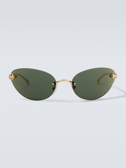 Cartier Panthère De Cartier cat-eye sunglasses