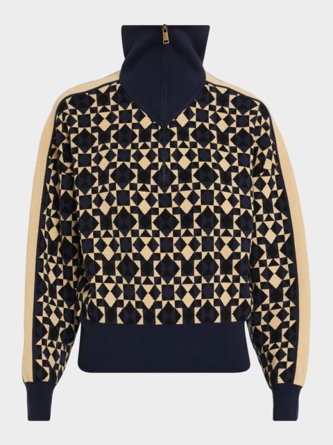 THE UPSIDE Cosmo Kairo Quarter-Zip Sweater
