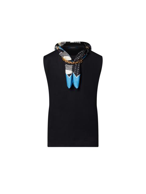 Louis Vuitton Monogram Wave Scarf Sleeveless T-shirt