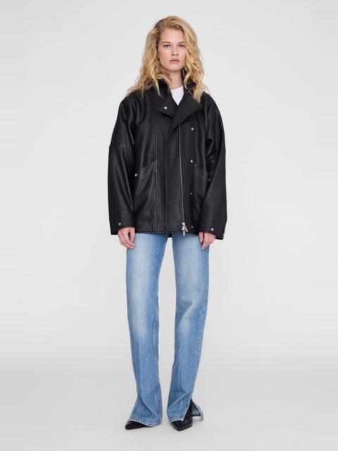 ANINE BING Sandy Jacket - Black Leather