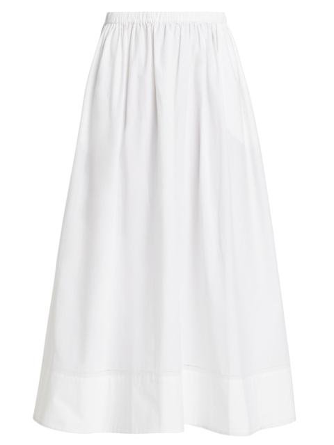 Jenni Kayne Women's Lauren Cotton Midi-Skirt - White