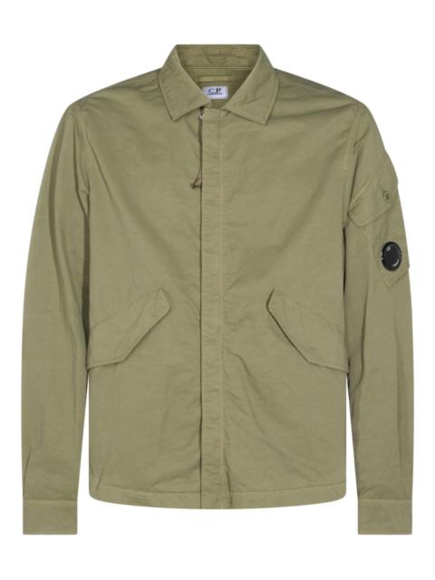 C.P. Company pocket-badge shirt jacket