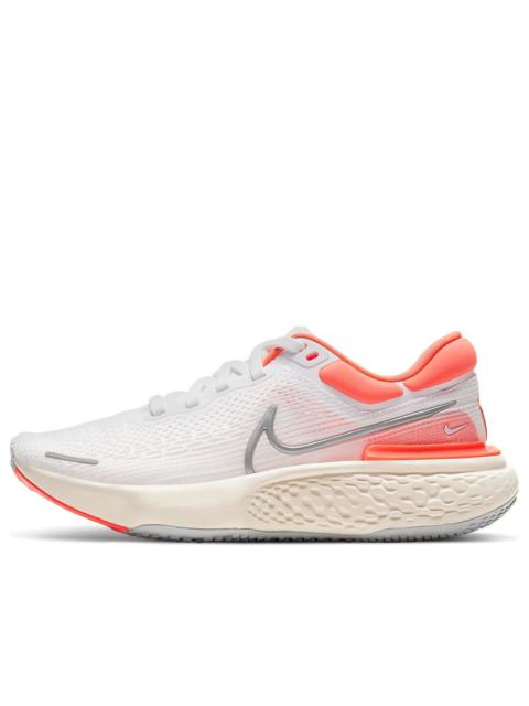 (WMNS) Nike ZoomX Invincible Run Flyknit 'White Bright Mango' CT2229-100