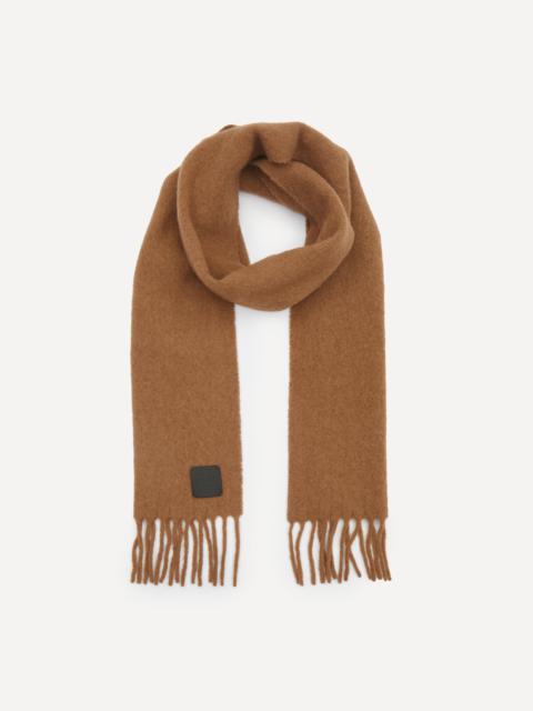 TOTEME Fringed Leather Patch Scarf