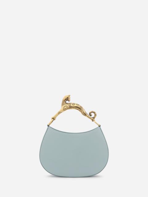 Lanvin SMALL LEATHER HOBO CAT BAG