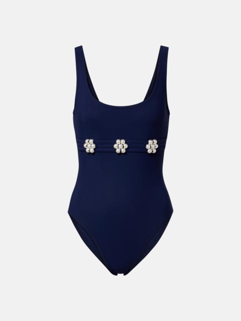 KARLA COLLETTO Maya embellished swimsuit