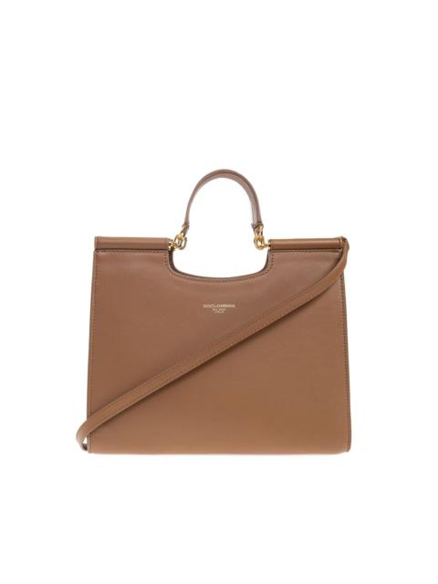 Dolce & Gabbana top-handle leather tote bag