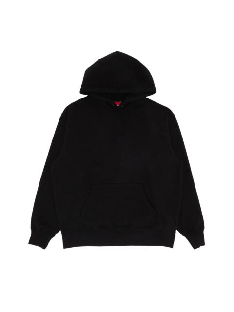 Supreme Satin Appliqu� Hooded Sweatshirt 'Black'