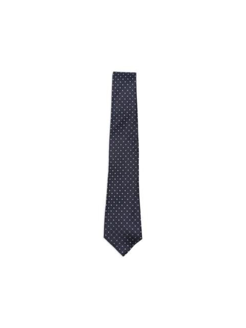 Canali geometric-pattern silk tie