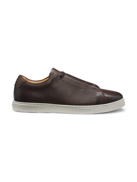 BOSS GARY SNEAKERS IN BRUSHED LEATHER