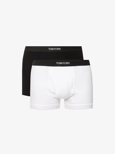 TOM FORD Classic stretch-cotton boxers pack of two