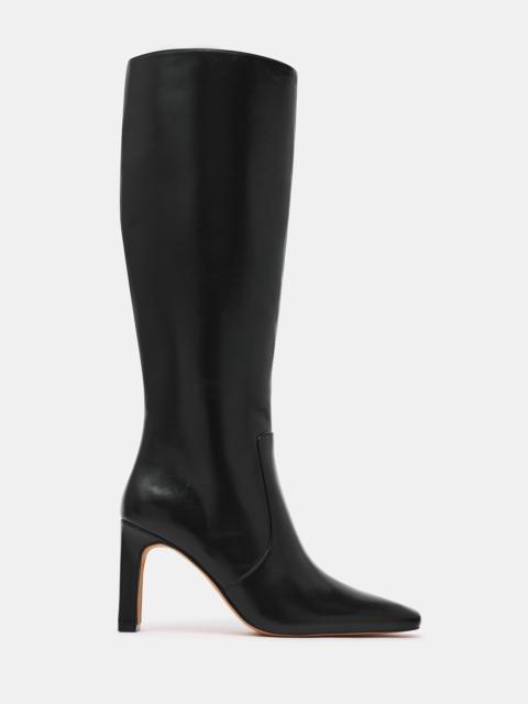 STEVE MADDEN LOVELIES BLACK LEATHER