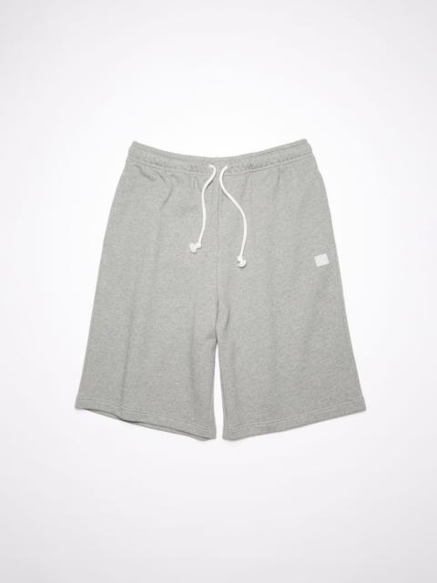 Acne Studios Fleece sweat shorts - Light Grey Melange