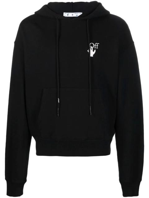 Off-White logo-print hoodie