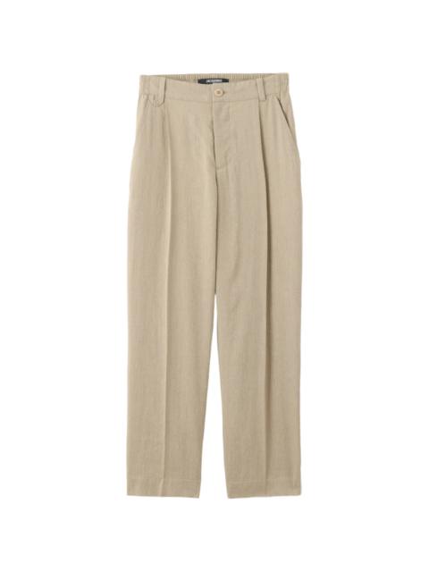 JACQUEMUS Jacquemus Croisière Pleated Trousers