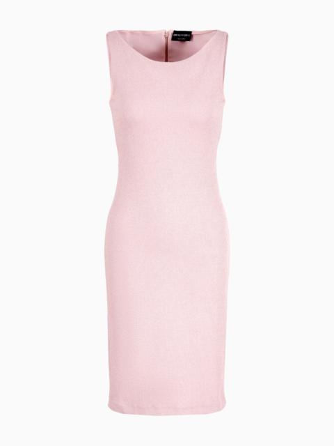 Jacquard jersey tube dress