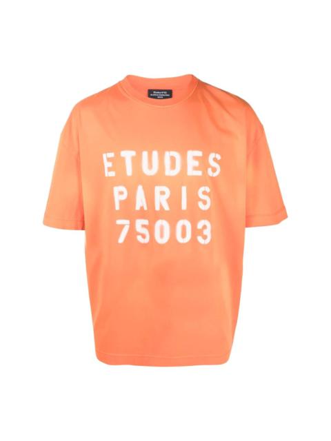 Étude Spirit Stencil organic cotton T-shirt