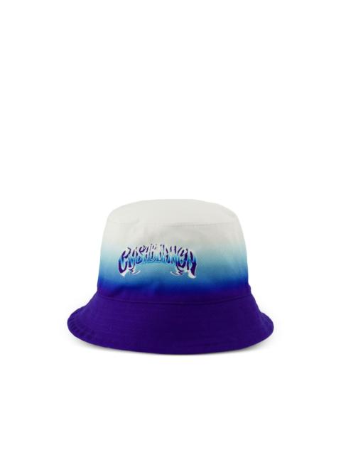 CASABLANCA Blue Fade bucket hat