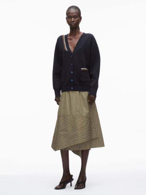 3.1 Phillip Lim Beaded Embellishment V-Neck Cardigan