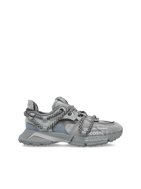 LACOSTE L003 multi-texture lace-up sneakers