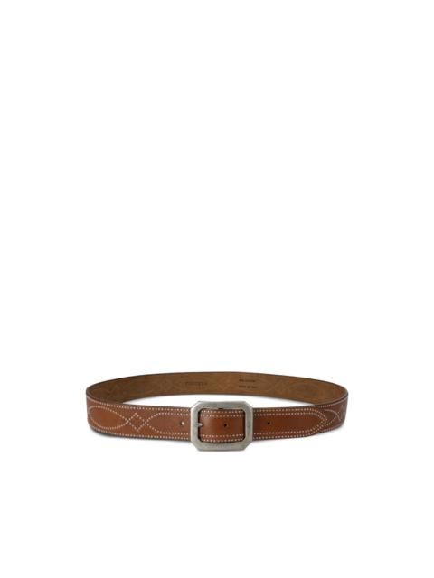 FORTELA studded leather belt