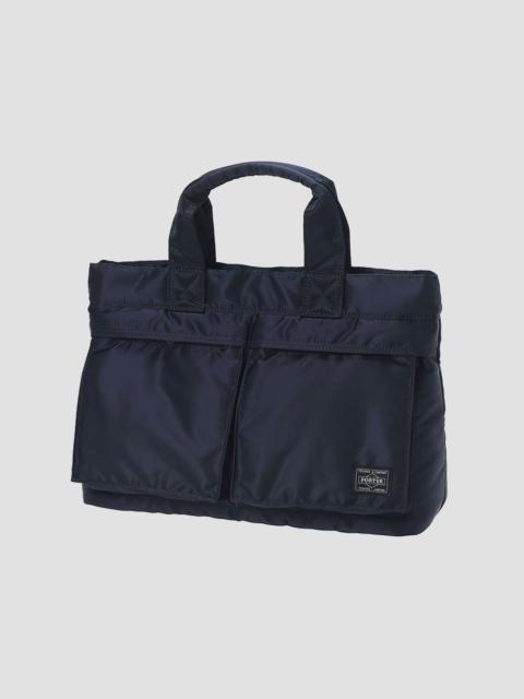 Nigel Cabourn Porter-Yoshida & Co Tanker Tote Bag in Iron Blue