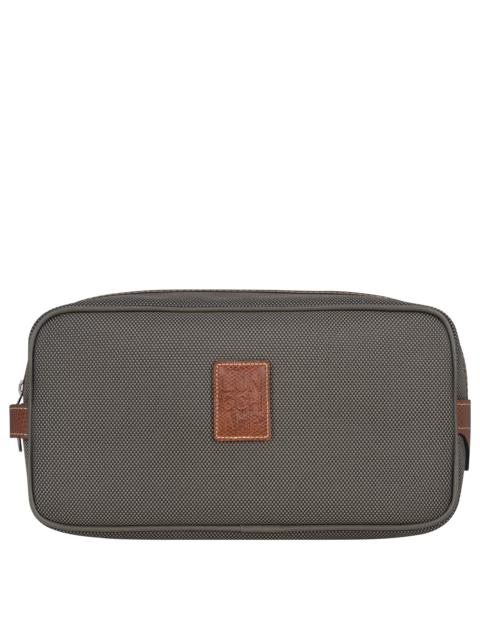 Longchamp Boxford Toiletry case Brown - Canvas