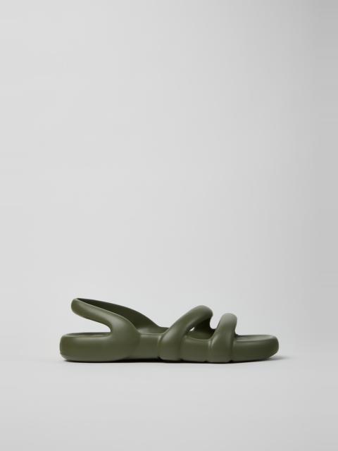 CAMPERLAB Green Synthetic Sandals for Men.