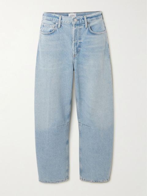 Citizens of Humanity Miro mid-rise barrel-leg recycled jeans Light denim