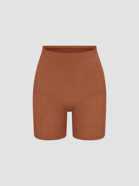 SKIMS Women's Seamless Sculpt Mid-Thigh Short - Bronze
