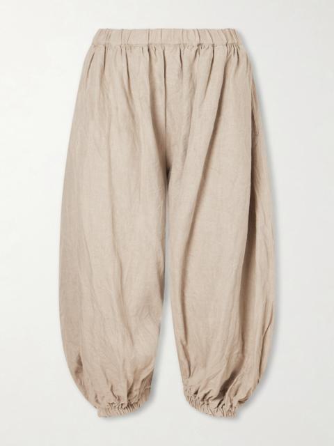 Comme Des Garçons Linen Wide-leg Pants