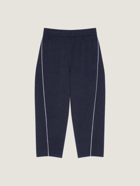 Givenchy COUTURE SEAM JOGGERS IN WOOL WITH PIPING DETAIL