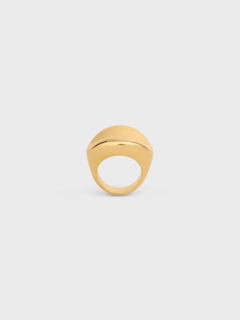 CELINE Formes Abstraites Cosmos Ring in Brass with Gold Finish