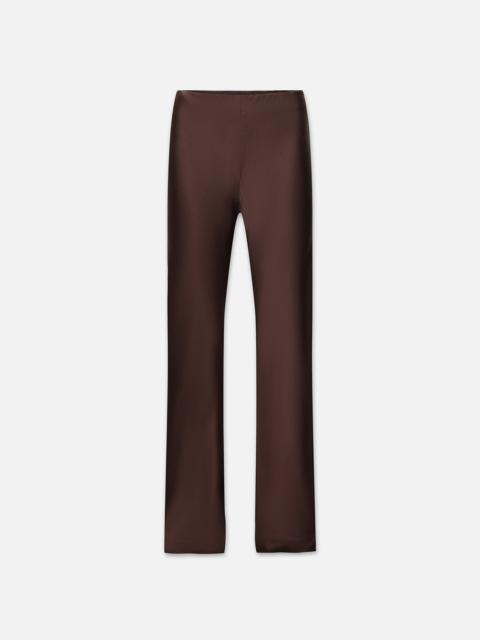 FRAME Wide Leg Pull On Pant in Espresso