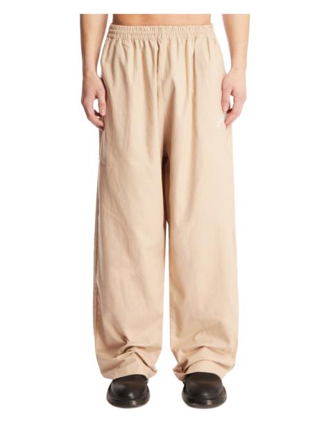 WILLY CHAVARRIA Beige Track Pants with Logo