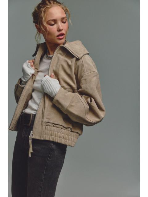 FREE PEOPLE We The Free Desert Moon Suede Jacket