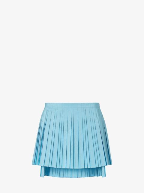 FENDI Skirt Light blue faille mini skirt