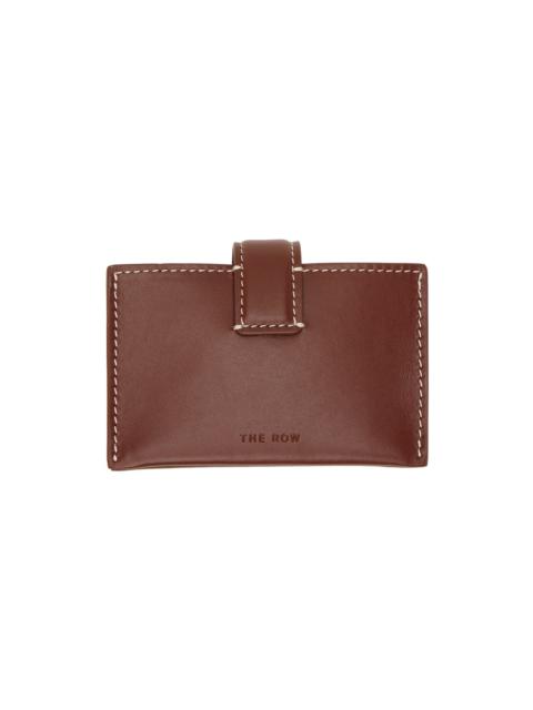The Row Brown Multi Card Holder