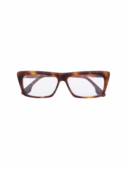 Victoria Beckham angular rectangular-framed glasses