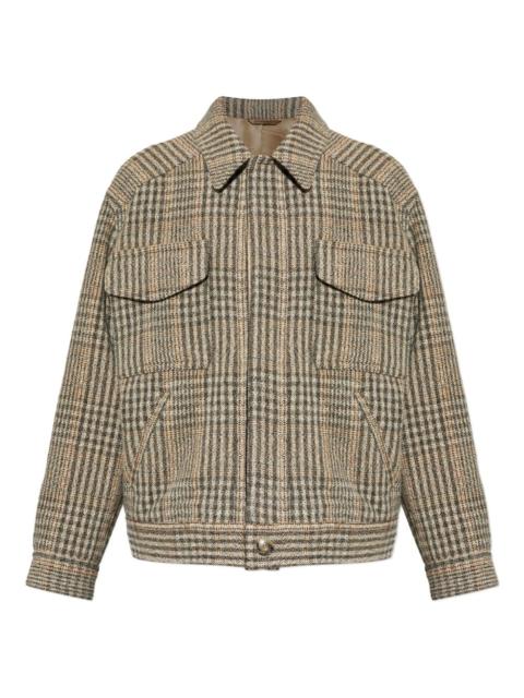 Isabel Marant Folco checked flap-pocket jacket