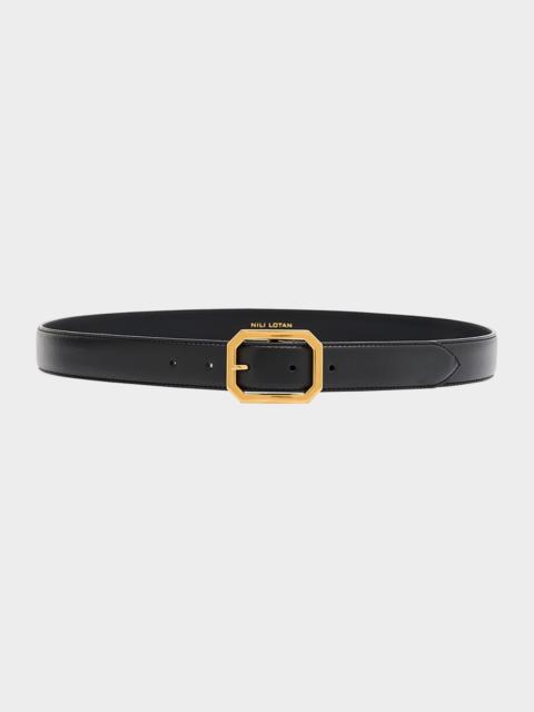 NILI LOTAN Anais Leather Belt